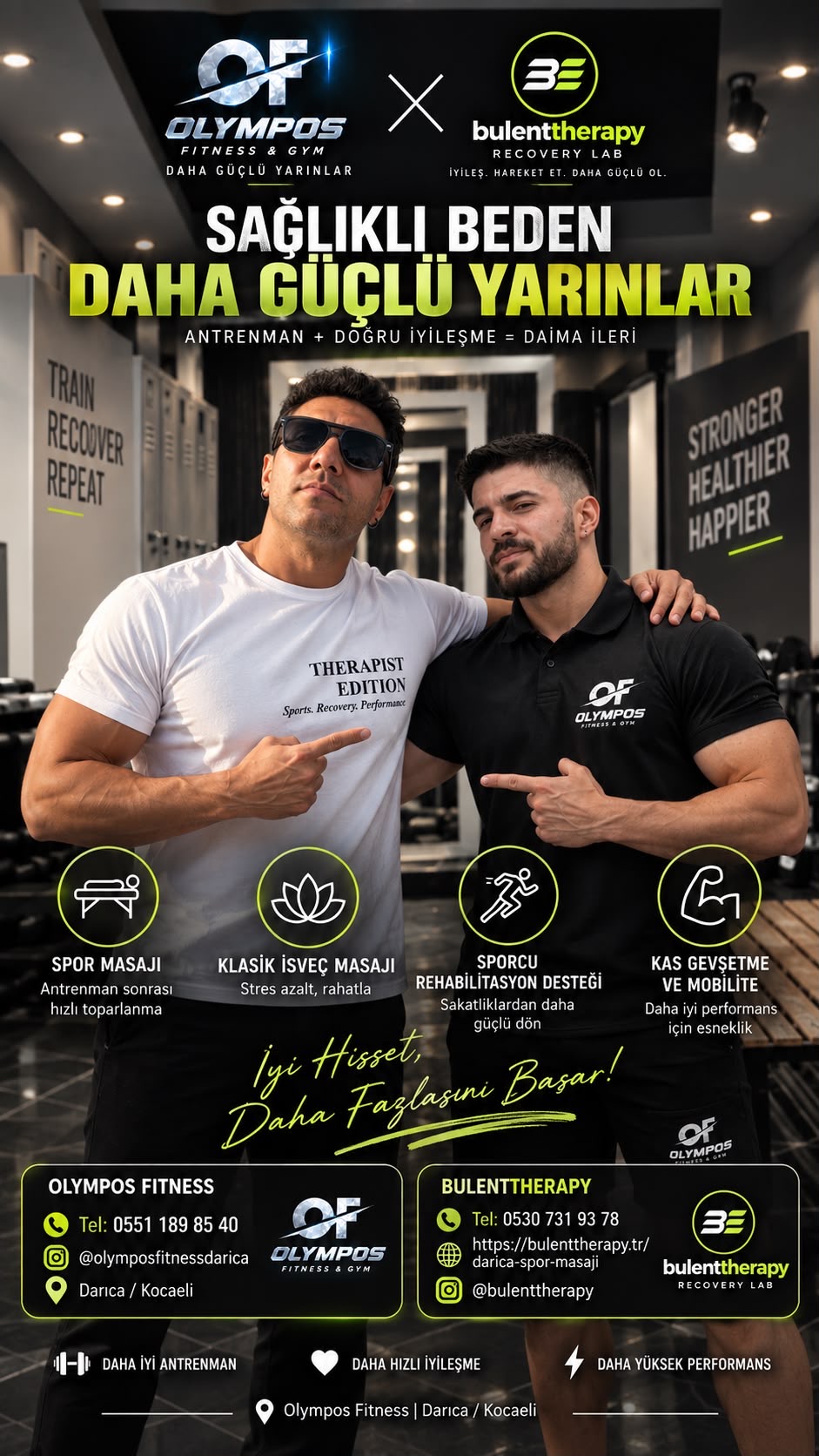 Bülent Ece ve Olympos Fitness iş birliği